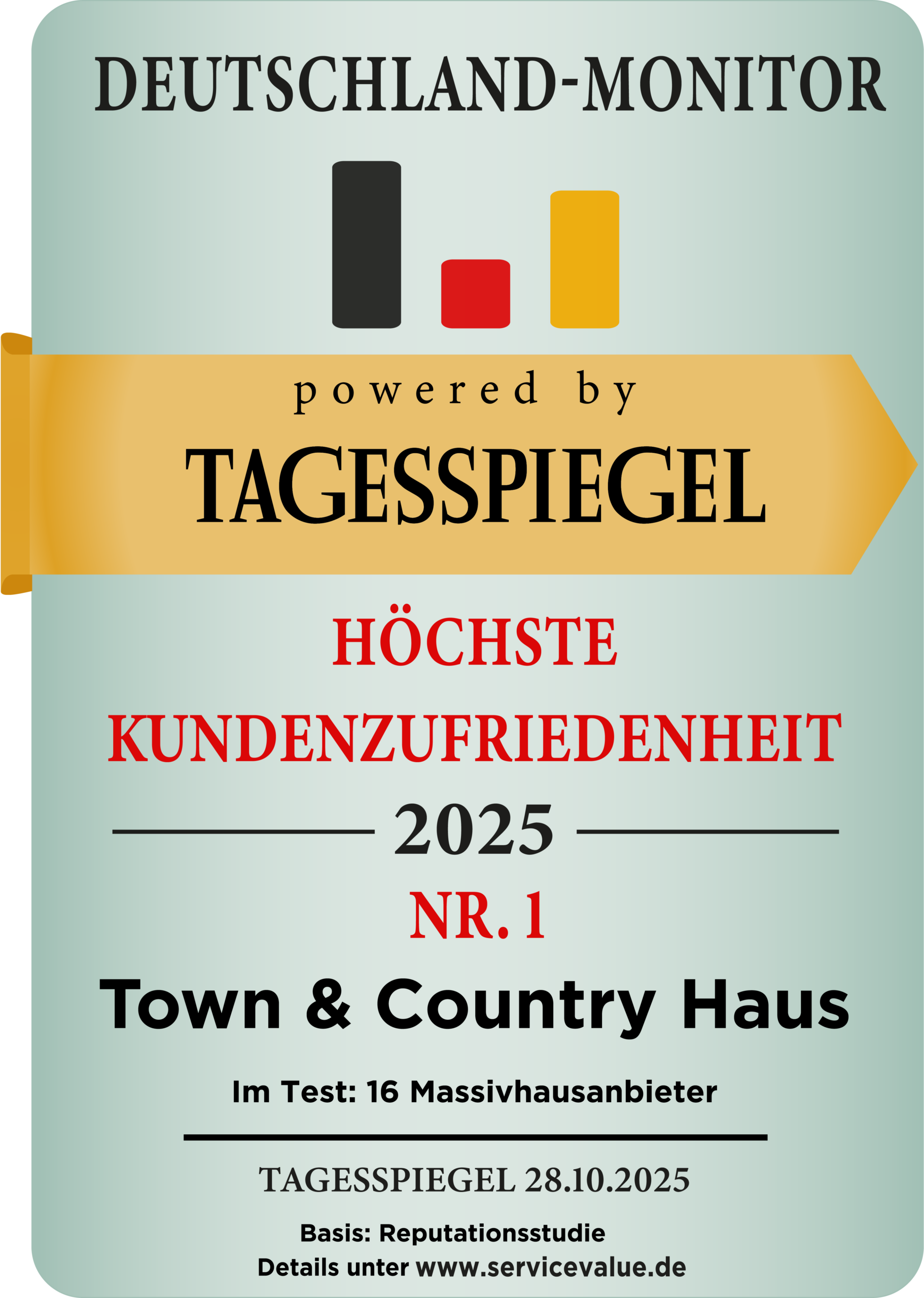 Siegel_Tagesspiegel_Höchste Kundenzufriedenheit_2025_Town & Country Haus